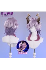 1/3 Delusion Genshin Impact Durin Pink Purple Cosplay Wig
